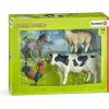 SCHLEICH FARM WORLD fermas dzīvnieki komp.