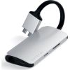 Satechi USB Type-C Dual Multimedia Adapter (Silver)