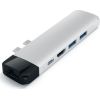 Satechi ST-TCPHES ALUMINUM TYPE-C PRO HUB ADAPTER WITH ETHERNET
