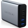 LĀDĒTĀJS Satechi 75W Dual USB-C and USB-A PD Travel Charger