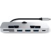 HUB USB Satechi Clamp Hub Pro 1x SD 1x USB-C 1x microSD  + 3x USB-A 3.0 (ST-TCIMHS)
