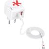 Skross   Euro USB Charger AC65PD + USB-C cable USB charger 65 W Indoors, Mains socket Max. output current 4.05 A USB 3.2 White