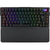 ASUS ROG Azoth Extreme - Keyboard - 75% - with OLED display - backlit - wireless - 2.4 GHz, Bluetooth 5.1, USB-C - QWERTZ - German - key switch: ROG NX Snow (hot-swappable) - black