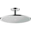 Hansgrohe dušas galva ar turētāju Axor ShowerSolutions 350 1jet, no griestiem, hroms
