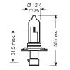 Osram 9005XS Spuldze HB3A 60W 12V