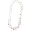 Серебряная цепочка Картье 7.5 мм #2400145-bracelet, Серебро 925°, длина: 21 см, 17.3 гр.