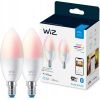 (Ir veikalā) Viedās spuldzes WiZ,Candle,4,9W,2200-6500 (RGB),C37,E14,2 gb
