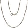 Sudraba ķēdīte Tauvas (Rope) 2 mm #2400056(PRh-Gr), Sudrabs 925°, rodijs (pārklājums), garums: 50 cm, 6.4 gr.