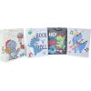 Gift bag DINO L, 31x40x12cm, mix