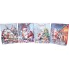 Gift bag SANTA M, 26x32x10cm, mix
