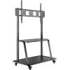 LOGILINK BP0085 TV monitor cart 60-105inch height adjustable 150kg max.