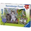 Ravensburger Puzzle 3x49 pc Kittens
