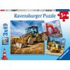 Ravensburger Puzzle 3x49 pc Digger at work!
