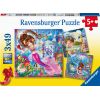 Ravensburger Puzzle 3x49 pc Enchanting Mermaids