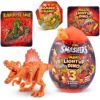 Dinozaura figūra 3 gb., ar slime un gaismu,  bumbā SMASHERS DINO MINI ZURU dažādas 85517582
