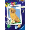 Ravensburger Paint by Numbers Friendly Retriever
