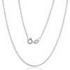 Серебряная цепочка Rollo 1 мм #2400144, Серебро 925°, длина: 50 см, 2.6 гр.