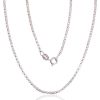 Серебряная цепочка Rollo 2 мм #2400143, Серебро 925°, длина: 45 см, 4.8 гр.