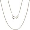 Sudraba ķēdīte Kartjē 1.5 mm, dimantu apstrādājums #2400108(PRh-Gr), Sudrabs 925°, rodijs (pārklājums), garums: 45 cm, 2.3 gr.