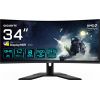 GIGABYTE G34WQCP 86,36cm 34Zoll VA Edge monitor 3440x1440 350cd/m2 180Hz 2xHDMI 2.0 2xDP 1.4