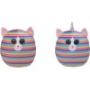 Meteor TY Squish-a-Boos tęczowy kot - HEATHER, 22 cm - Medium 39289