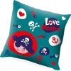 Kids Euroswan Poduszka 45x45cm Love Pirates KL10511 Kids Euroswan