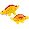 LeanToys Pluszowy Dinozaur Piórnik Schowek Zawieszka Żółty