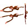 LeanToys Maskotka Pluszowa Małpka z Dźwiękiem Ciemno Brązowa 80 cm
