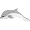 LeanToys Maskotka Pluszowy Delfin Szary 70 cm