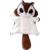 LeanToys Maskotka Pluszowa Lotopałanka karłowata Brązowa Brelok  10 cm