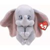 TY Ty Beanie Baby Dumbo, cuddly toy (light grey/pink, with sound)