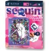 KITFIX Amatniecības komplekts Sequin Art Craft Teen spīdumiņu māksla, Vienradzis