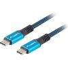 Lanberg CA-CMCM-45CU-0005-BK USB cable USB4 Gen 2x2 0.5 m USB C Black, Blue