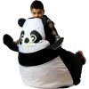 Go Gift Sako bag pouffe Panda black and white XL 130 x 90 cm