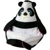 Go Gift Sako bag pouffe Panda black and white L 105 x 80 cm