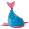 Go Gift Sako bag pouffe Whale blue-pink L 110 x 80 cm