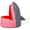 Go Gift Sako bag pouffe Shark grey-pink XXL 100 x 60 cm