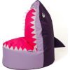 Go Gift Sako bag pouffe Shark purple-light purple XXL 100 x 60 cm