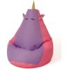 Go Gift Sako bag pouf Unicorn pink-purple XXL 140 x 100 cm
