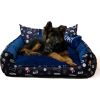 GO GIFT Dog and cat bed L - navy blue  - 90x75x16 cm