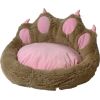 GO GIFT Dog and cat bed - camel - 75x75 cm
