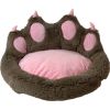 GO GIFT Dog and cat bed - brown - 75x75 cm