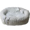 GO GIFT Cocard white L - pet bed - 55 x 52 x 18 cm