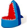 Go Gift Sako sack pouffe Shark navy blue XXL 100 x 60 cm