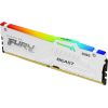 Kingston Technology FURY Beast 16GB 6400MT/s DDR5 CL32 DIMM White RGB XMP