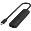 SATECHI 4-in-1 USB-C Slim Multiport Adapter 4K (Black)