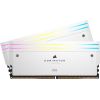 Corsair DDR5 - 64GB - 6400 - CL - 32 (2x 32 GB) dual kit, RAM (white, CMP64GX5M2B6400C32W, Dominator Titanium, INTEL XMP)