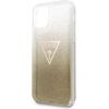 Guess Apple  iPhone 11 Pro Solid Glitter Cover Gold