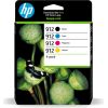 HP 912 CMYK Cartridge 4-Pack / 6ZC74AE#301