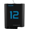 TELESIN lithium battery for GoPro Hero 12/11/10/9 (blue)